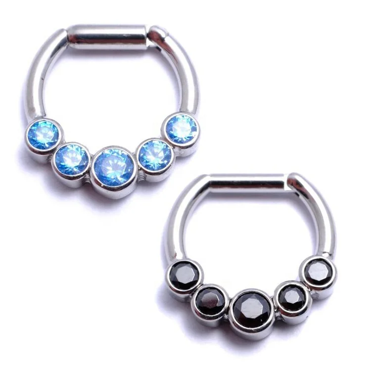 Astm F136 Titanium Body Jewelry Factory Prong Set Zircon Piercing Threadless Buy Astm F136