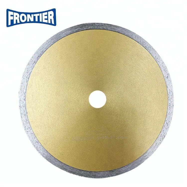 230*2.4/1.8*10*22.23mm 9inch Cold Press diamond Continuous Rim wet cutting saw blade