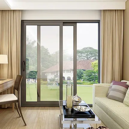 Double Glass Aluminum Sliding Door Philippines Price And Design - Buy