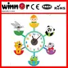 18.5" Stiker kids wall clock, DIY wall clock, decorative clock