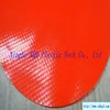 Fluorescent Shiny Orange PVC Fabric for Traffic Warning Material/Tent
