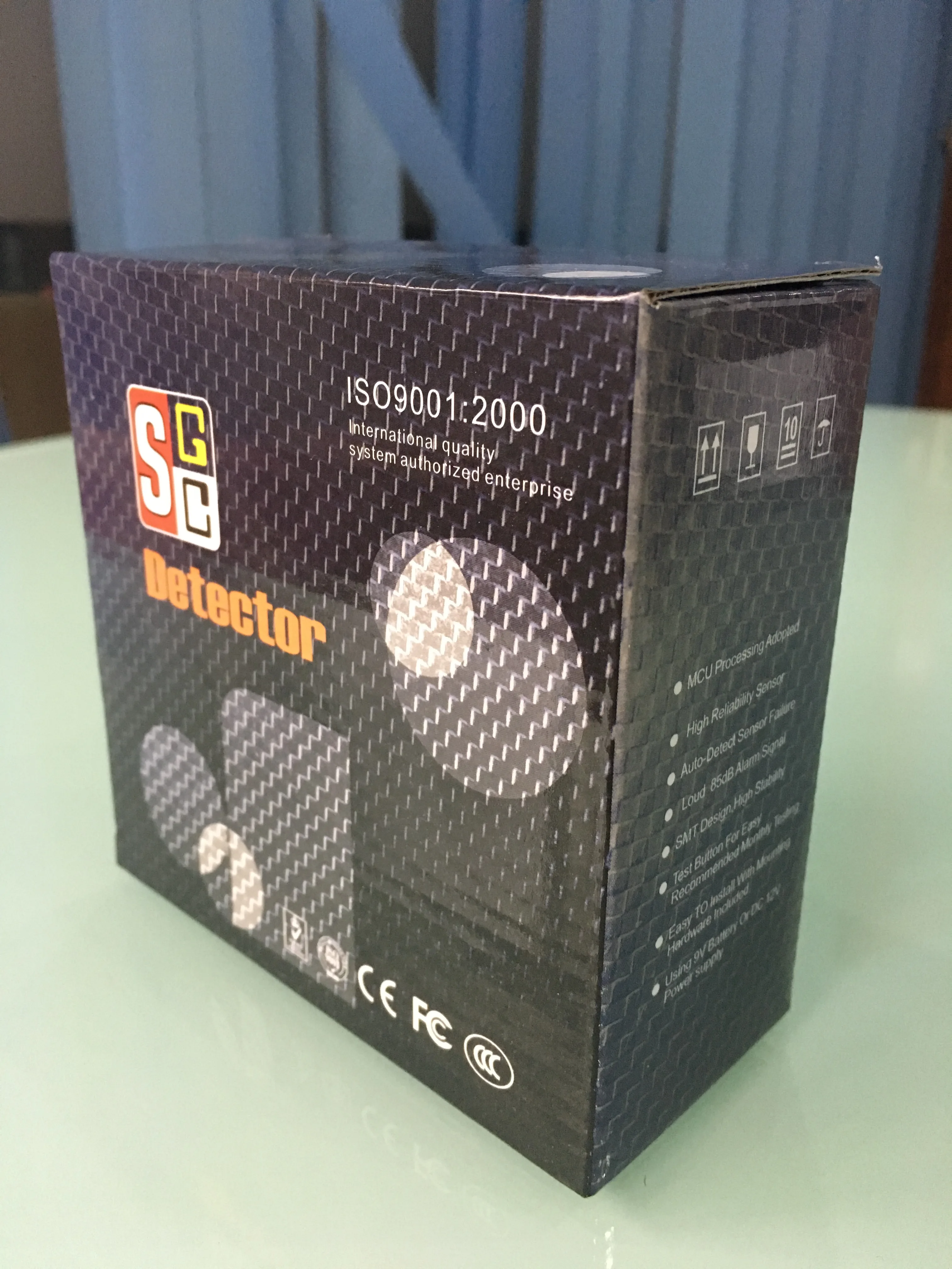 wireless smoke detector fire alarm system with photoelectric