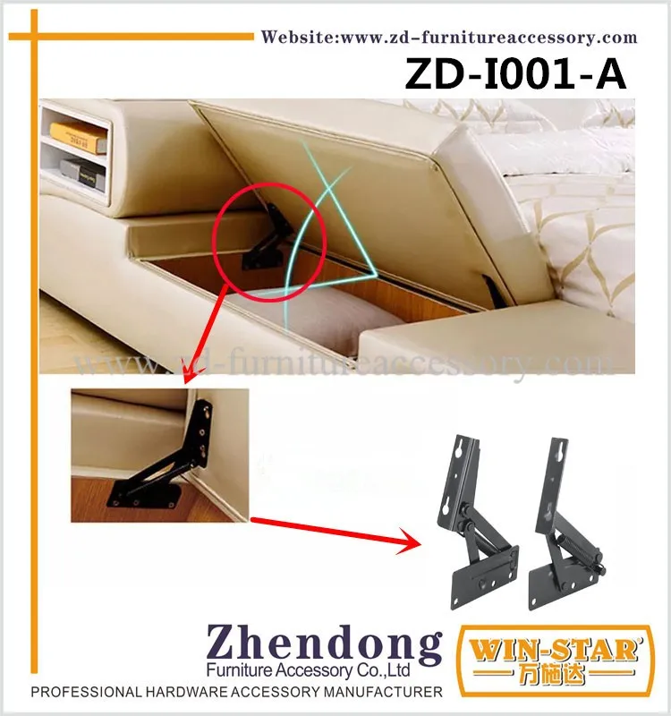 Metal Furniture Hinges For Sofa Bed Adjustable Storage Ottoman Hinge Zdi001a Buy Metal