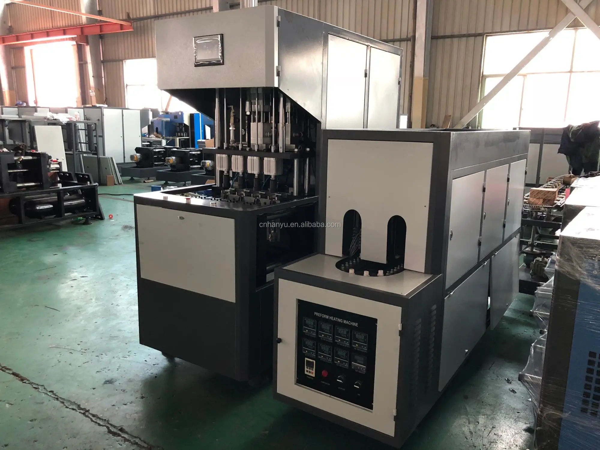 Four Cavity Semi Automatic Blowing Molding Machine,High Production 4 Cavity Water Bottle Blow