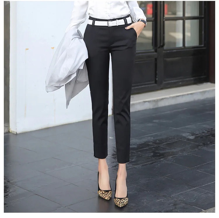 summer black trousers