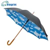 Promotional blue sky and White clouds inside full printed luxury sky umbrella