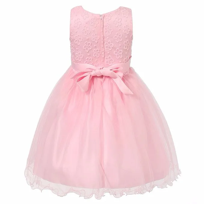 girls pink party dress