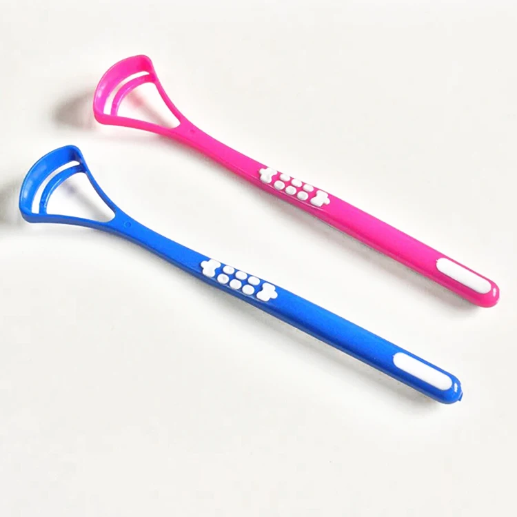 Disposable Plastic Tongue Scraper For Oral Hygiene Buy Tongue Scraper