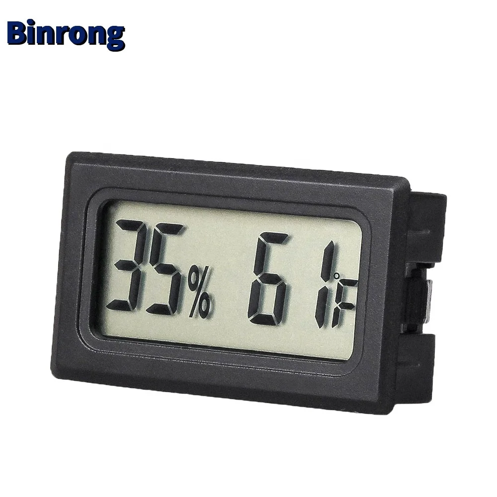 Termómetro Digital Medidor de Humedad Temperatura Ambiente Interior Mini LCD Higrómetro 