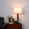 Invisible Green Stone Desk Light Square Marble Hotel Table lamp For Living Room Lighting