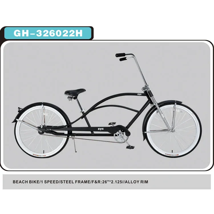 NEW BICYCLE CHOPPER FRAME CHROME STEEL BEACH CRUISER BIKES CYCLING