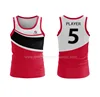 sublimated custom printing singlets polyester mesh running jersey breathable Bulk Gym Singlets Men Sports Vest With Cheap Price