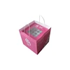 Nice Pink Whole Set for 60mm min 6 cupcake box with paper bag together