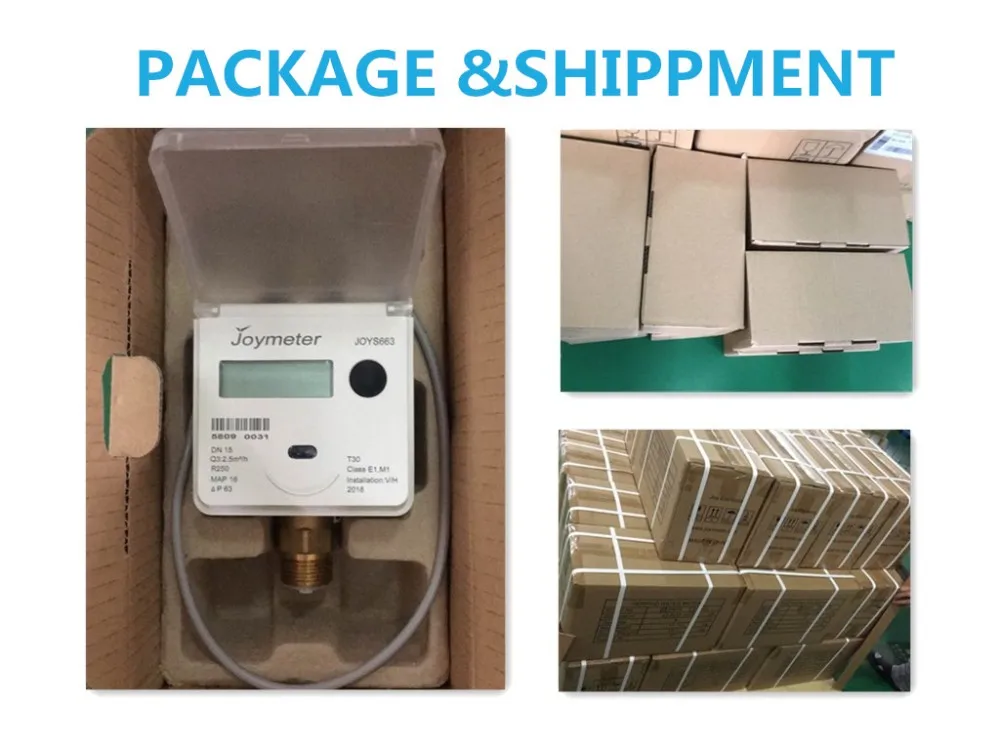 smart ultrasonic water meter wireless LoRa RF remote reading AMR - ANKUX.COM