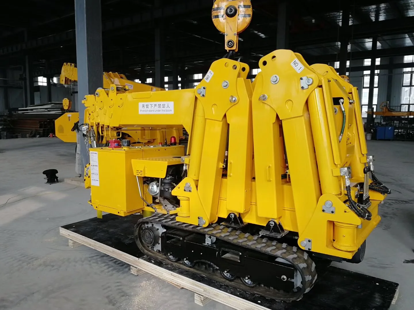 1ton 3ton Mini Crawler Crane Spider Crane Track Shoe For Crawler Crane