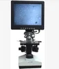 lab sliding trinocular 10inch screen lcd digital microscope without eyepiece head