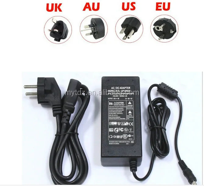 12v 5a travel adapter