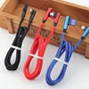 Rapid Right Angle For iPhone Charging Cable Light Cable Line Nylon Braided Fast Charger Cord for iPhone iPad iPod and Other De