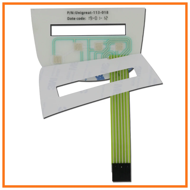 Custom membrane switch electrical panel PC PET control panel sticker