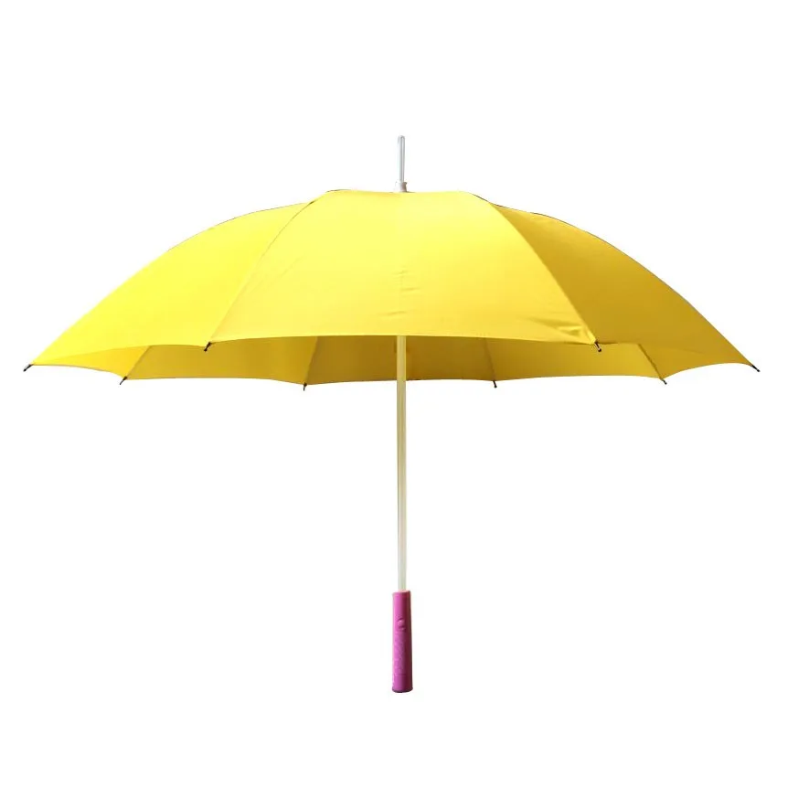 Led Lighted Stick Umbrella With Fiberglass Frame Buy Stick Umbrella