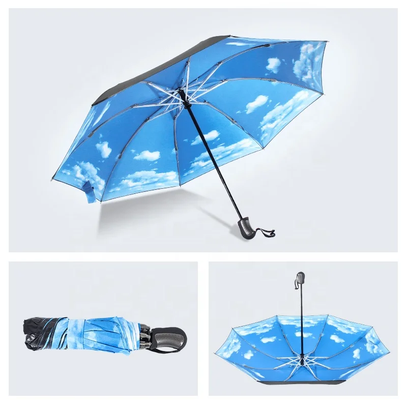 Fantastic Rain Drum Cheap Price Windproof Reverse Folding Bright ...