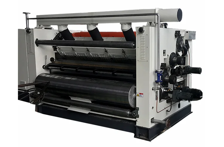 Single Facer For Corrugated Cardboard Making Machine