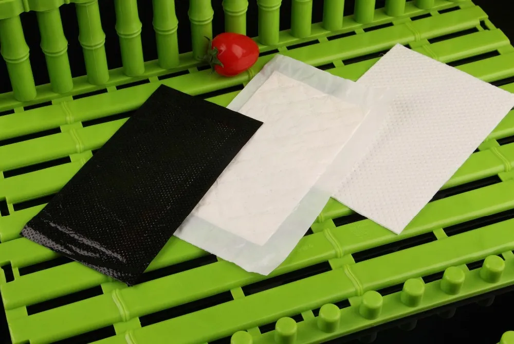 153mmx80mm Black Pe Perforated Film Absorbent Food Pad For Food Buy Black Disposable