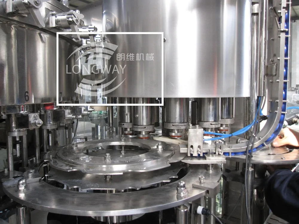 Omron Human control Pannel PET bottle carbonated beverage Washing Filling Capping Machine for Kenya