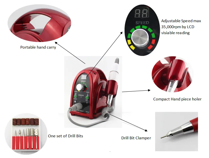 2017 Best Electric Nail Drill 35000 Rpm Glazing Machine 2017 Best Electric Nail Drill 35000 Rpm Glazing Machine Operation Manual