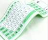88 keys waterproof Silicone mute soft keyboard, USB wired computer keyboard, French arabic English Thai