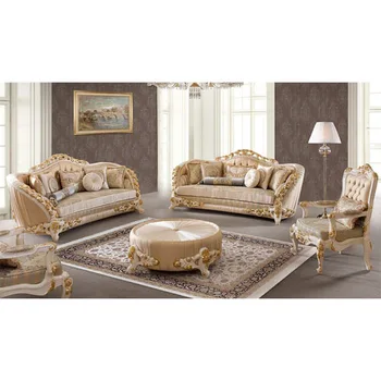 Leather sofa set