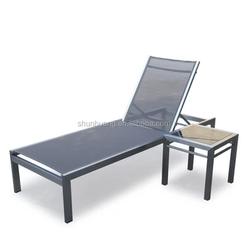 New Designs Aluminum Sun Lounger Beach Chairs Outdoor Chaise