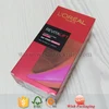 Gold foil logo Matte UV printing metallic silver cardboard foldable package tuck end paper cosmetic box