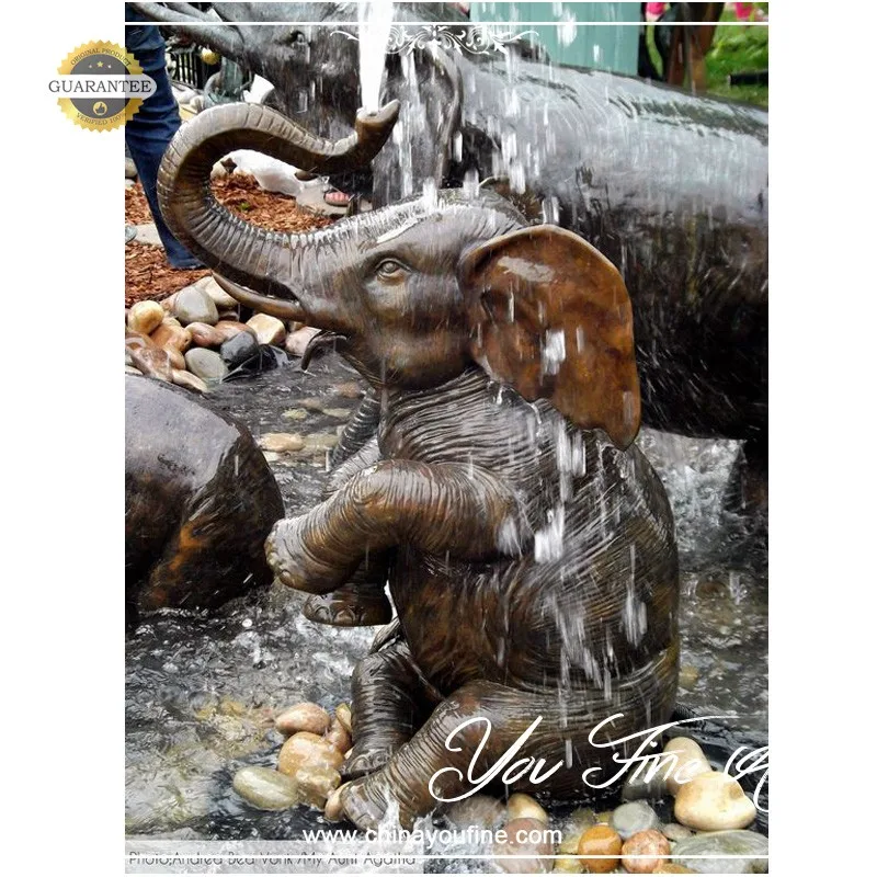 Garden Bronze Elephant Water Fountain - Buy Bronze Elephant Fountain