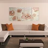 factory price 3D handmade relief painting B51002B Peace and Harmony(Sandstone)