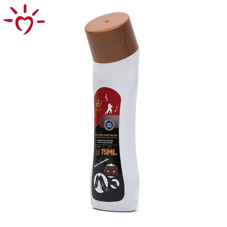 Factory price brand 75ml leather shoe cleaner liquid shoe polish