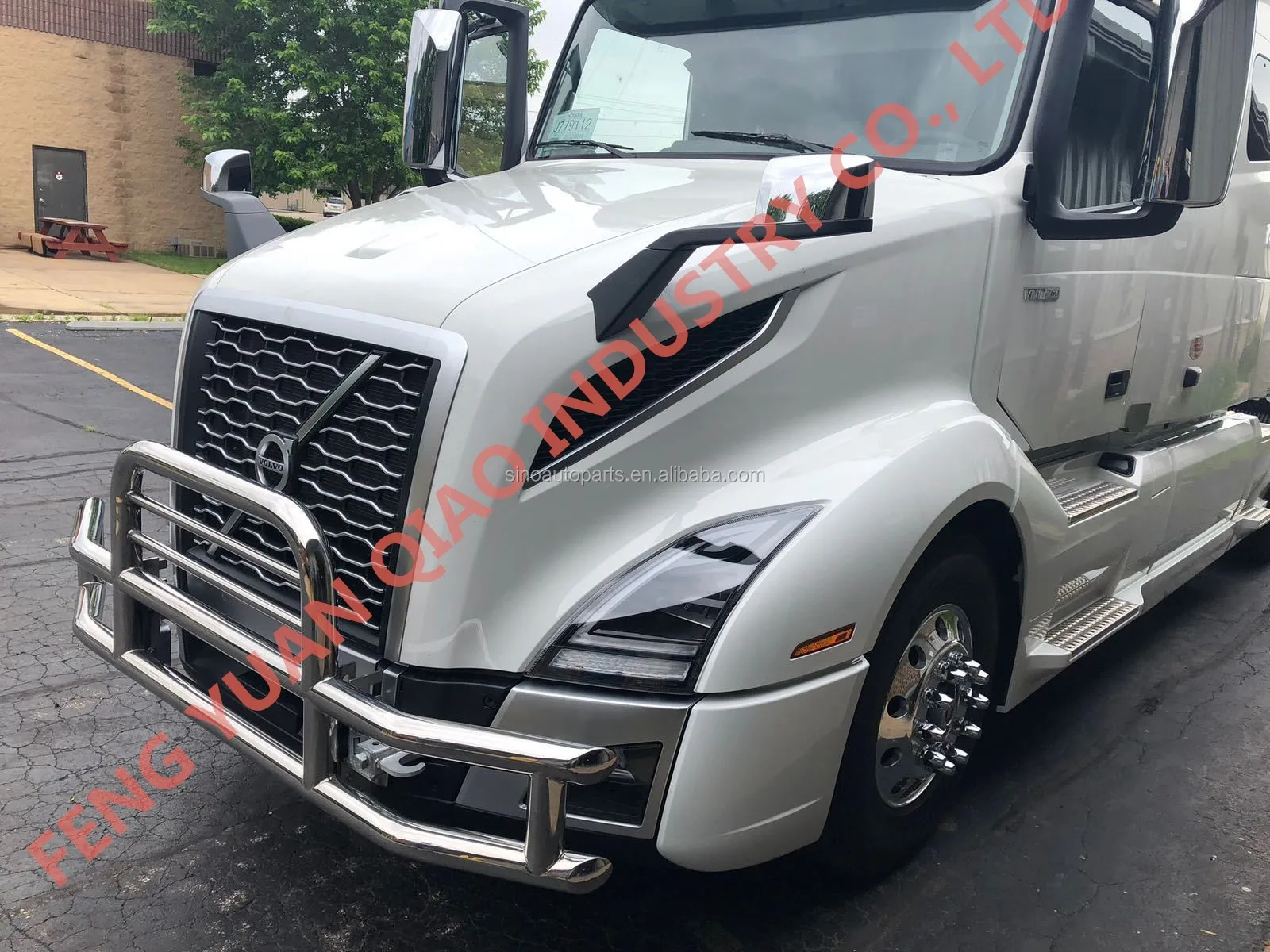 304 Stainless Steel Front Bumper Guard For Volvo Vnl Vnr Truck Deer