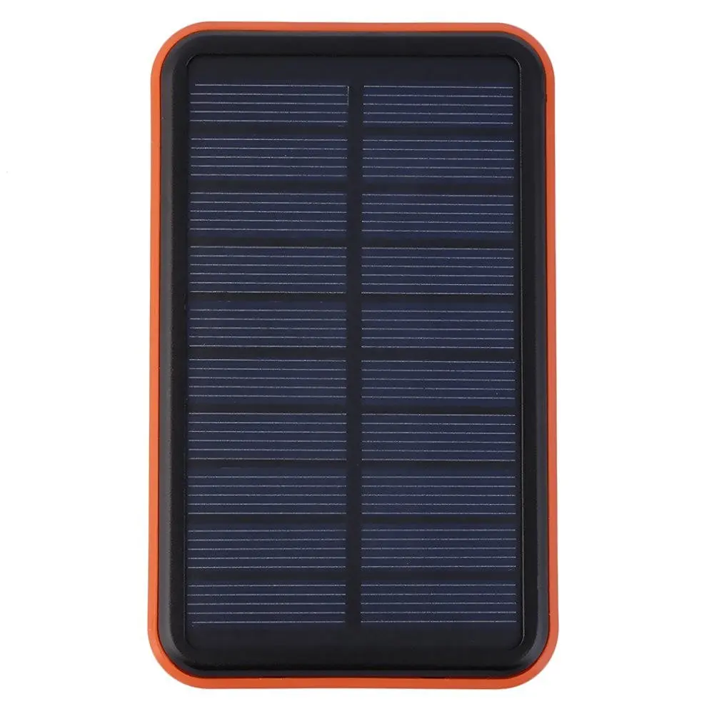 Vipwind Solar Power Bank 100000mah Solar Charger Waterproof Solar Power Bank Bateria Externa Solar Charger Powerbank for Cell Phone Power Bank - Orange