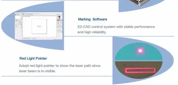 Air delivery mini model 20w 30w fiber laser laser marking machine