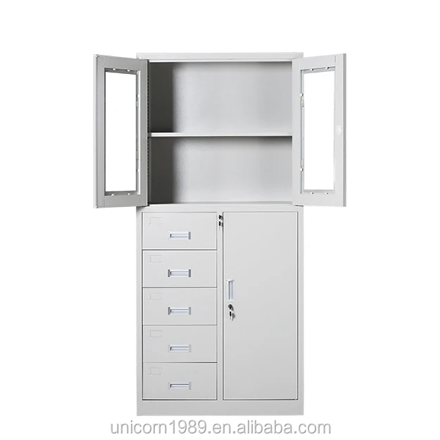 School Office Furniture Use Customized Metal File Cabinets With 5