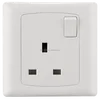 Single outlet 250V 3 pin 13amp socket uk
