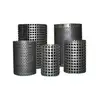 stainless steel security staggered holes perforated metal mesh