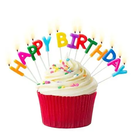 Good Quality Promotion Logo Customized Enlish Letter Birthday Cake Candles