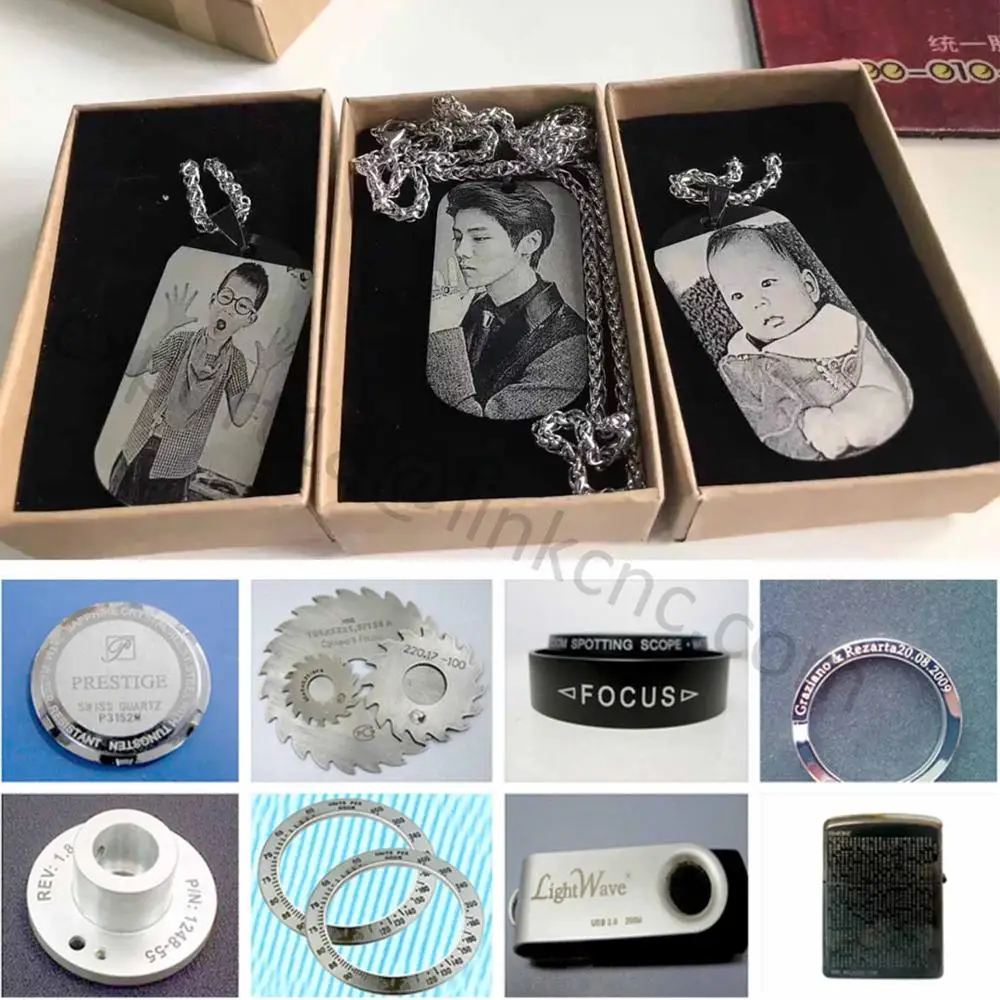 30w Portable high speed fiber laser engraving metal machine with easy operating software