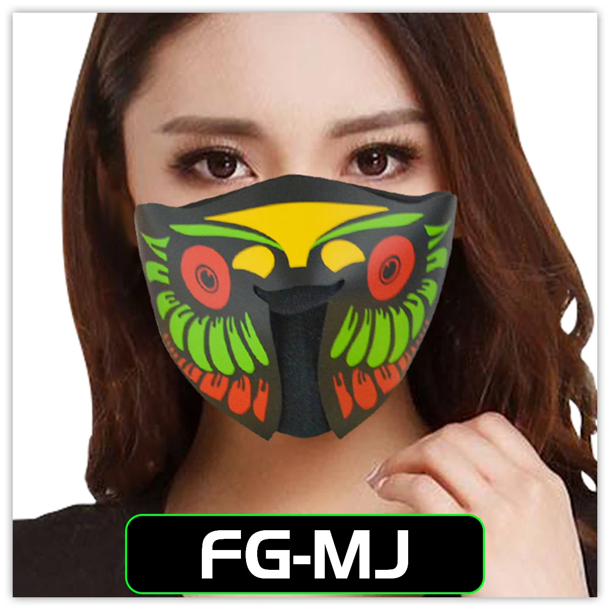 sound activated el mask