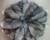 China wholesale 38cm 40cm 45cm big size silver fox tail natural color fluffy fox fur tail