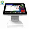 Supermarket POS System Windows / Android All-in-one Touchscreen POS Terminal Cash register flat pos shenzhen led module