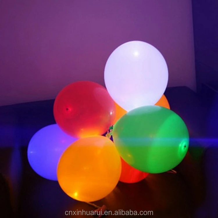 Wholesale Amazon Best Selling Latex Colorful Balloon LED Balloon light for Kids