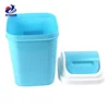 Fashion Plastic Action Swing Lid Trash Can Use For Toilet