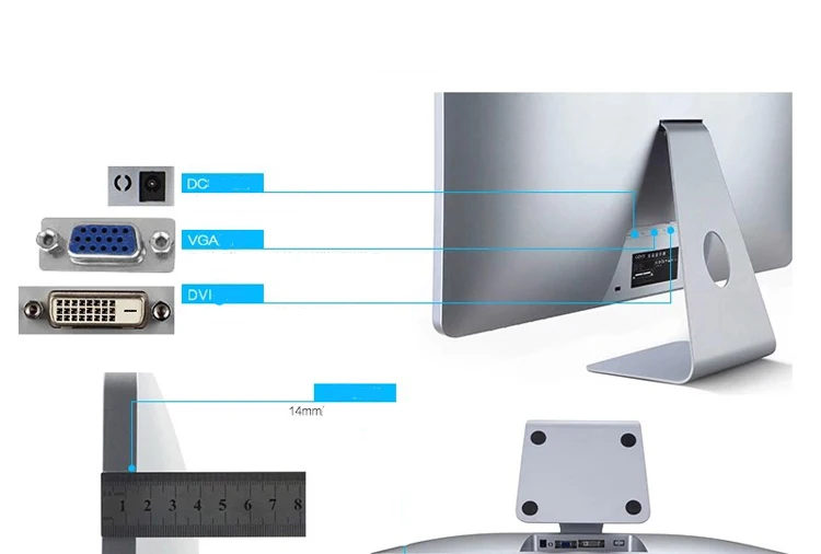 Bianco 21.5 Pollice Widescreen Hd Led Monitor - Buy Bianco 21.5 Pollice ...
